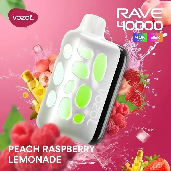 Vozol-Rave-40000-Peach-Raspberry-Lemonade.jpg Vozol Vape Rave 40000