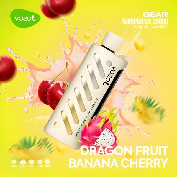 Vozol-Vape-Gear-Shisha-25000-Dragonfruit-Banana-Cherry.jpg Vozol Vape Gear Shisha 25000