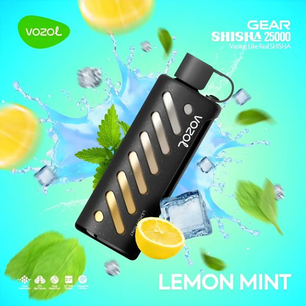 Vozol-Vape-Gear-Shisha-25000-Lemon-Mint.jpg Vozol Vape Gear Shisha 25000
