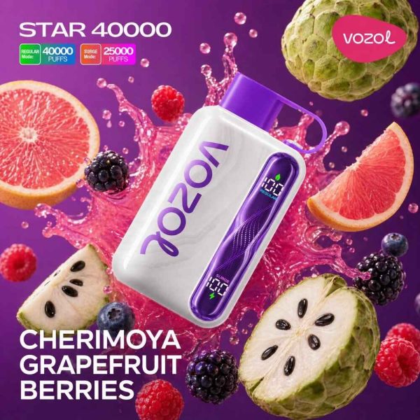 Vozol-Vape-Star-40000-Cherimoya-Grapefruit-Berries.jpg Vozol Vape Star 40000