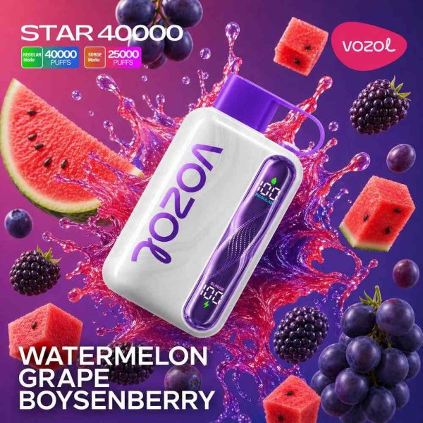 Vozol-Vape-Star-40000-Watermelon-Grape-Boysenberry.jpg Vozol Vape Star 40000